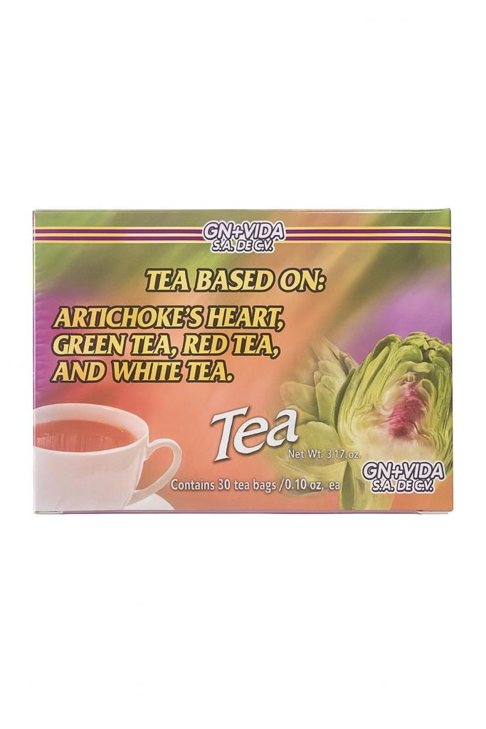 1 Cutie/Caja Alcachofida Artichoke EA- Cutie cu 30 pungi de ceai / Caja con 30 sobres de te