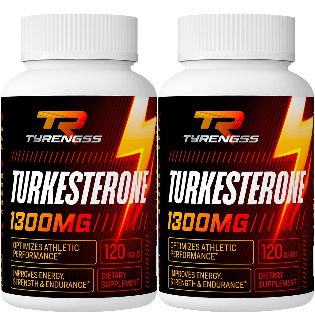 Turkesteron Supliment 1300mg Ultra High Force (Ajuga Turkestanica Extract Std. la 20% Turkesteron), pentru performanta sportiva & masa musculara,240 Capsule