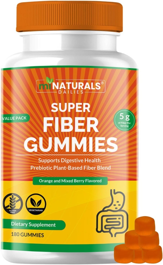 MINATuralS Prebiotic Fiber Supplement Gumies 