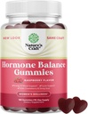 Echilibrul hormonal pentru femei Gummies de toate vârstele - PMS Supplement de suport pentru femei pentru a sprijini ciclu menstrual și echilibru hormonal Menopauză și Swings cu vitamina B6 și Dong Quai - 180 Chews