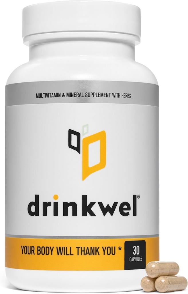 băuturăwel Dimineți mai bune - Premium Multivitamine Supliment - Curățare de ficat, Suport Immune- Multuri de lapte, Vitamina C, Zinc, Magneziu - 30 Conte