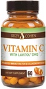 100% Vitamina naturala C de la Acerola Cherry cu Lavitol DHQ Dihidroquercetin Plus 250 mg Citrus Bioflavonoids - Vitamina C intreaga-alimentare, fara acid ascorbic sintetic si fara aditivi - 250 mg, 60 capsule