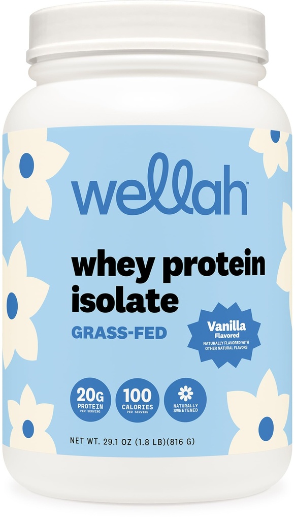 Wellah Proteine dvs. Whey (30 Serviri, Vanilie) - Whey Proteine Izolate Proteine
