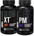 Fabrica Jacked Burn-XT Max - Arzător de grăsime termogenice și supresant de apetit (90 capsule) & Lean PM Max pierdere în greutate de înaltă performanță, Burner de grăsime, & Suppressant apetit (120 capsule)