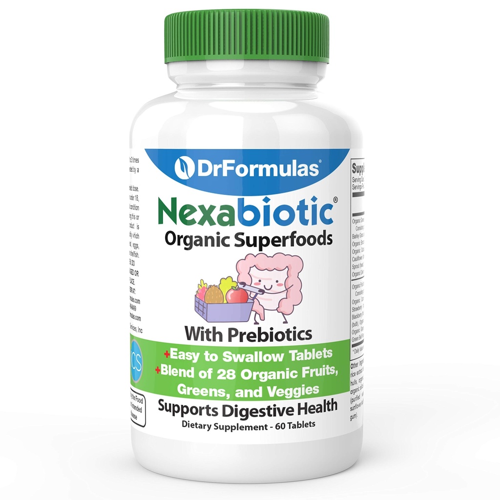 DrFormulas Organic Prebiotic Fiber pentru Constipație Despăgubire 
