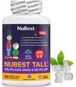 NuBest Tall Kids - copii mici Vitamine și vitamine pentru copii de la 2 la 9 ani - Sprijină puterea osoasă, sănătatea generală și imunitatea - Forme animale - 90 Tablete masticabile de Berry 6 săptămâni de aprovizionare