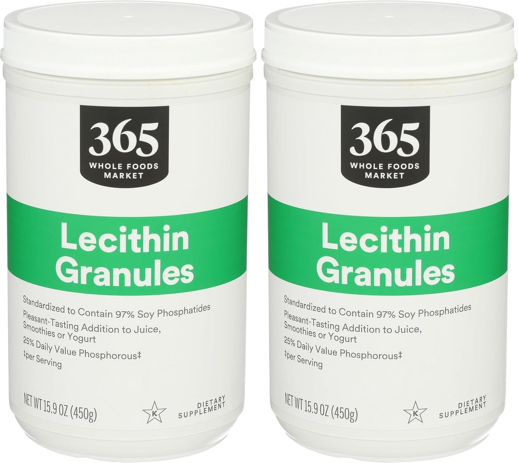 365 by Whole Foods Market, Lecithin Granule, 15,9 Ounce (Pachet de 2)