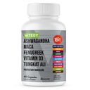 Viteey Ashwagandha Maca Schinduf Supliment cu Tongkat Ali 