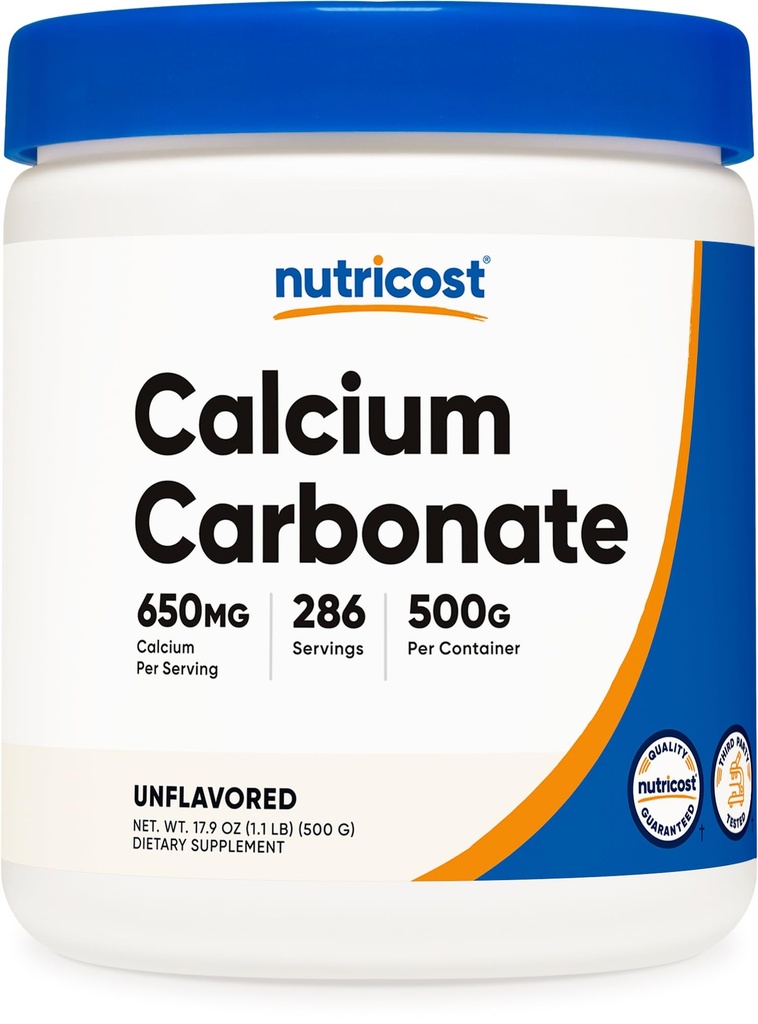 Pulbere nutricost carbonat de calciu 500 grame