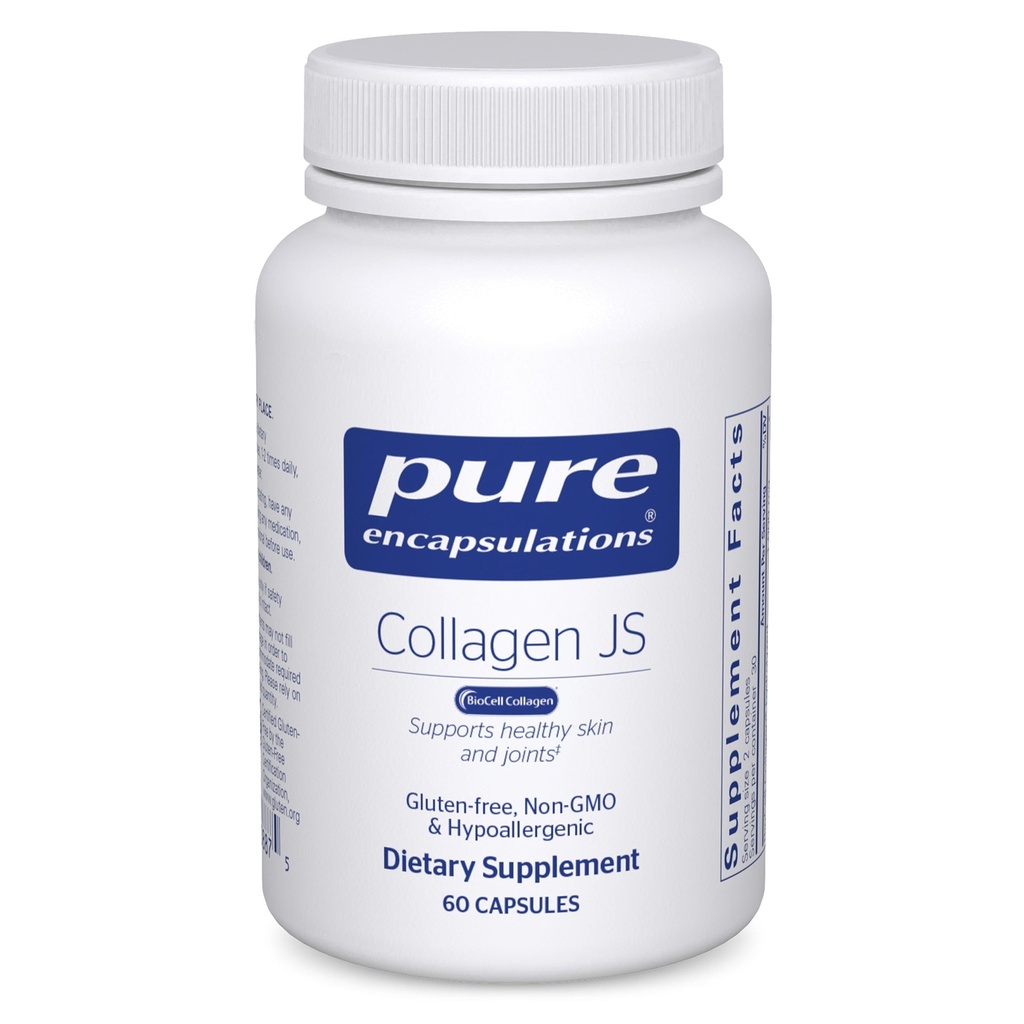Pure Encapsulations Colagen JS - Skin & Joint Health* - 1000 mg Hydrolyzed Biocell Colagen - Gluten Free & Non- GMO - 60 Capsule