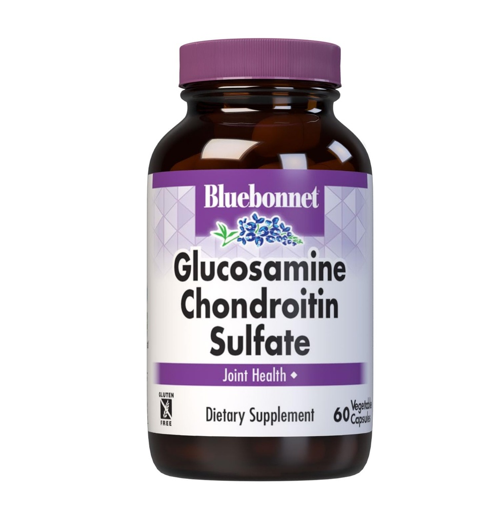 BlueBonnet Glucosamine Chondroitin Sulfate Supliment, 60 Conte