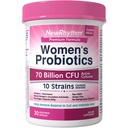 Probiotice pentru femei NewRhythm, Prebiotice organice, 70 Miliarde CFU 10 Tulpini, Probiotice vaginale pentru sanatate urinara si digestiva, 30 Capsule Vegane, Nu Bloating