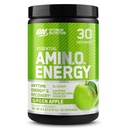 Optimum Nutrition Amino Energy - Pre Workout cu ceai verde, BCAA, Aminoacids, Keto Friendly, Green Coffee Extract, Energetic Powder - Green Apple, 30 Servings (Packaging May Vary)