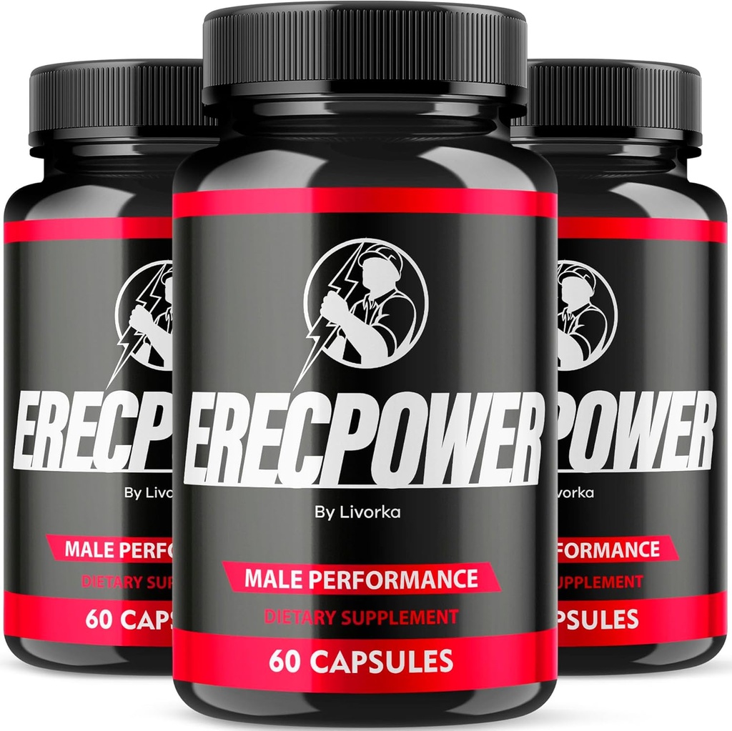 (3 ambalaj) Erecpower pentru bărbați capsule suplimentare, Erecpower Piills Toate ingredientele naturale, Erecpower Original Advanced Formula, Erecpower Support Vitamina, Ericpower Recenzii, 180 capsule pentru 3 luni
