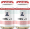 IBDassistTM Hashi Ajuta Asistenţă tiroidiană pentru femei şi bărbaţi - Supliment tiroidian pentru boala Hashimoto şi hipotiroidism* - cu Ashwagandha, Seleniu, Zinc, Vitamine esenţiale & More - 30 Capsule (2 ambalaj)