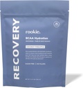 Rookie Wellness Recovery BCAA - Electrolit si BCAA Powder cu 5 g de Aminoacidi ramificati lant pentru recuperare musculara, Electroliti pentru hidratare, & Doar 10 Calorii (30 Serviri, Ananas nuca de cocos)