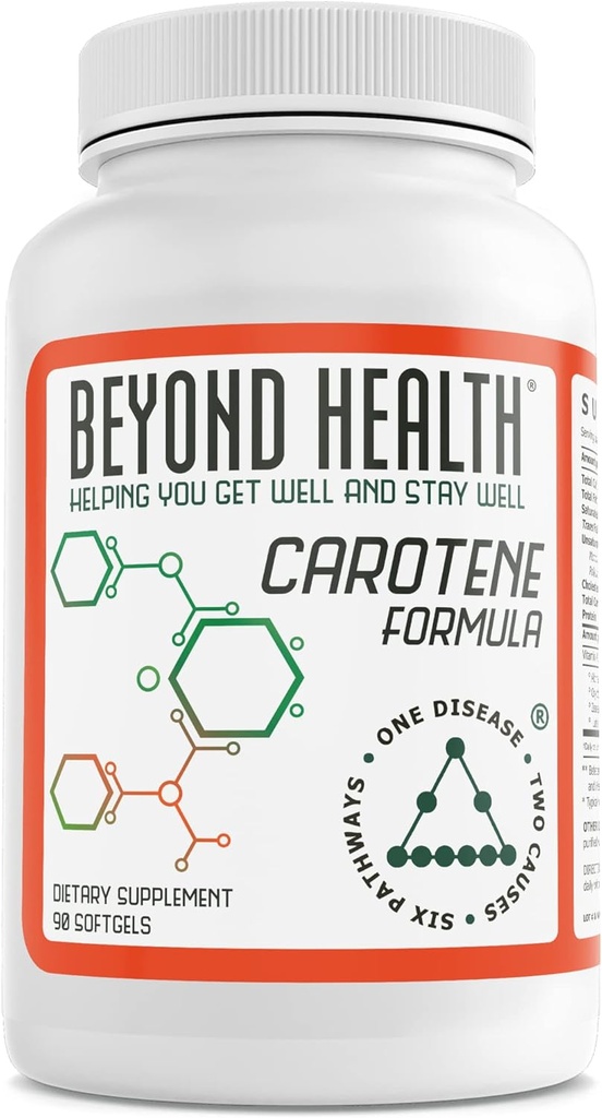 Dincolo de sănătate Caroten Formula 90 Softgels - Supliment Infuzat cu Carotenoide