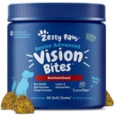Zesty Paws Ochi Supliment pentru câini - suport vizual cu antioxidanti si Omega 3 acizi grasi - 90 Chews