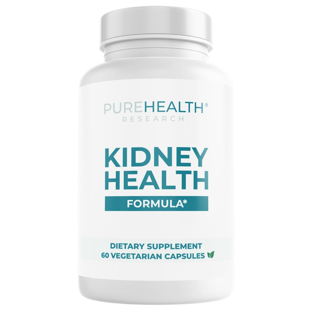 PUREHEALTH CERCETARE Rinichi Formula - Solutie completa de Curatare renala de la eficienta pietre renale Distrugator cu Chanca Piedra Piatra Breaker pentru Suport renal Ultimate - 1 flacon