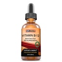 Vitamina B12 Picături lichide sublinguale - Methylcobalamină, VIT B 12 Susţine energia, Absorbţie maximă, 3000mcg Per Serving, 60 Servings, Non-GMO, Vegan Friendly, fabricate în Statele Unite ale Americii