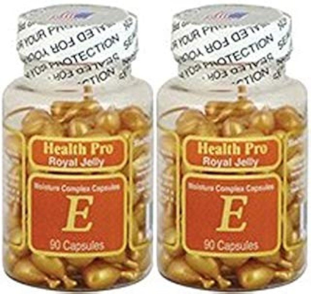 NU-Health Vitamina E ulei de piele Royal Jelly, 90 Softgels (Pachet de 2)
