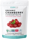 USDA Cranberry Powder Organic Certified - Organic Cranberry suc concentrat Support Urinal Tract Health for Women & Men - Pure Berry concentrat Vegan Non-GMO & Filler Free (200 Serviri)