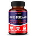 Citrus Bergamot Supliment cu Red Yeast Rice, CoQ10, Anghinare, Vitamina D3 - Suport Global Circulație Wellness și Sistemul Immune (150 Conte (Pachetul de 1)