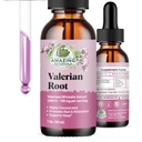 Picături de rădăcină de valeriană pentru somn - extract de tinctură valeriană organică 3000mg - pentru relaxare și calm - 1 FL OZ, 30 Servings