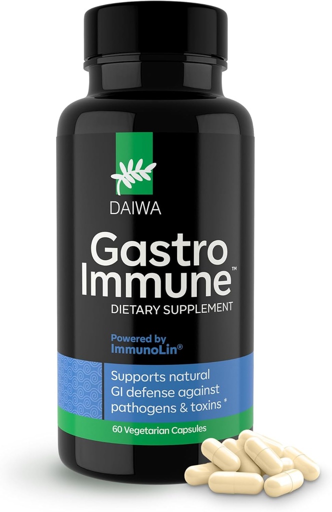 Daiwa GastroImmune - Suplimentul pentru sănătate şi imunitate - non-GMO, Formula bazată pe proteine pentru Digestive Wellness 