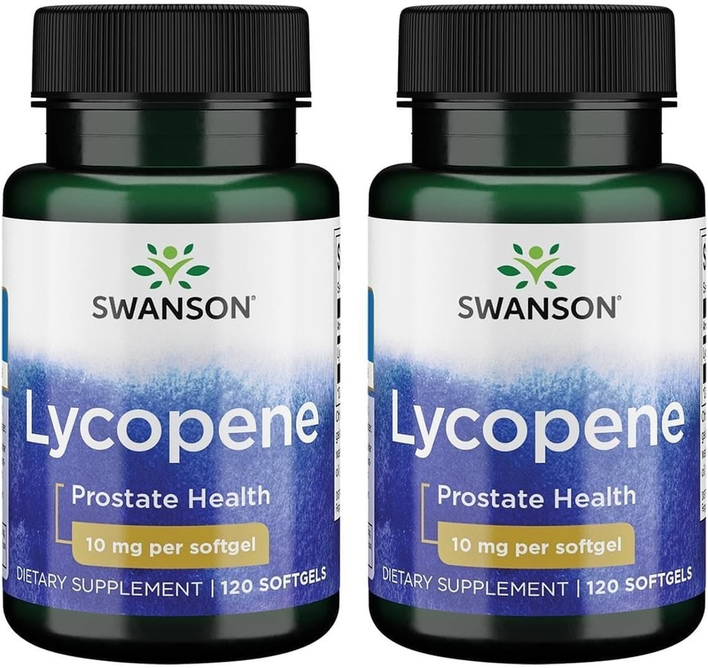 Swanson Lycopene 10 mg 120 Sgels (2 ambalaj)