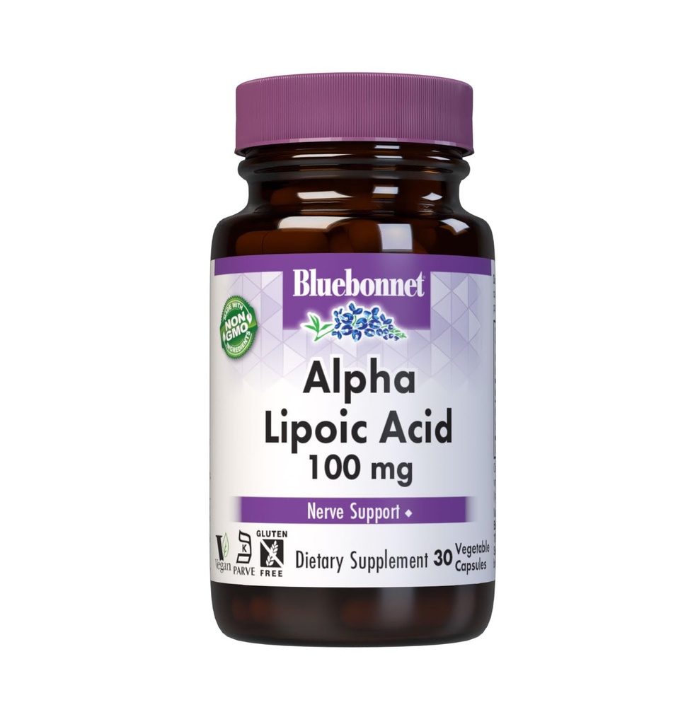 BLUEBONET NUTRITION ALPHA LIPOIC ACID 100 mg