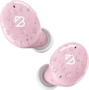 Back Bay Audio Tempo 30 Earbuds wireless pentru urechi mici - Premiu-winning sunet, sudoare Bluetooth Earbuds, Muguri de urechi confortabile pentru femei, Căști roz Canale urechi mici, Căști cu baterie lungă