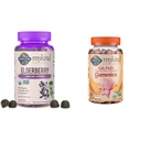 Gradina de viata Organice Gume de soc pentru adulți și copii - Supplement de sprijin imun cu fructe organice și organice Copii vitamine guma - fructe - Certified Organic