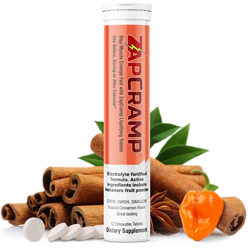Stop Crampe musculare rapid cu capsaicina de la Habanero fructe Liquifying tablete masticabile cu electroliți pentru corp și picioare cramps Relief- 12 comprimate