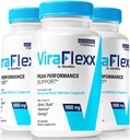 NutraRize (3 ambalaj ViraFlexx pentru bărbaţi, Capsule Pro, Suport de performanţă masculin 500mg, Toate Suplimentul Dieta natural pentru a sprijini sănătatea generală, Vira Flexx Recenzii (180 capsule)