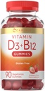 Carlyle Vitamina D3 + B12 Complex Gummies 