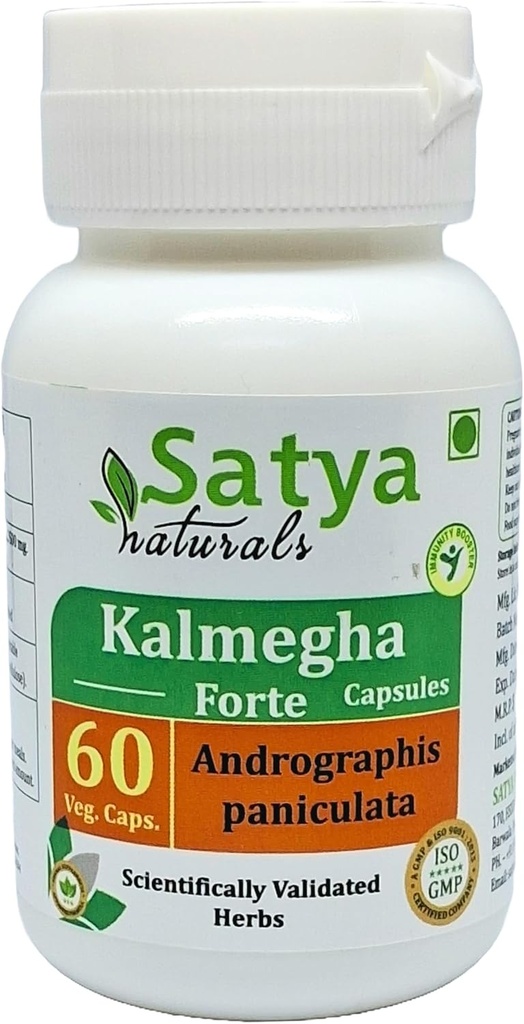 Capsulele Kalmegha Forte 500 mg. 60 Veg. Capsule 