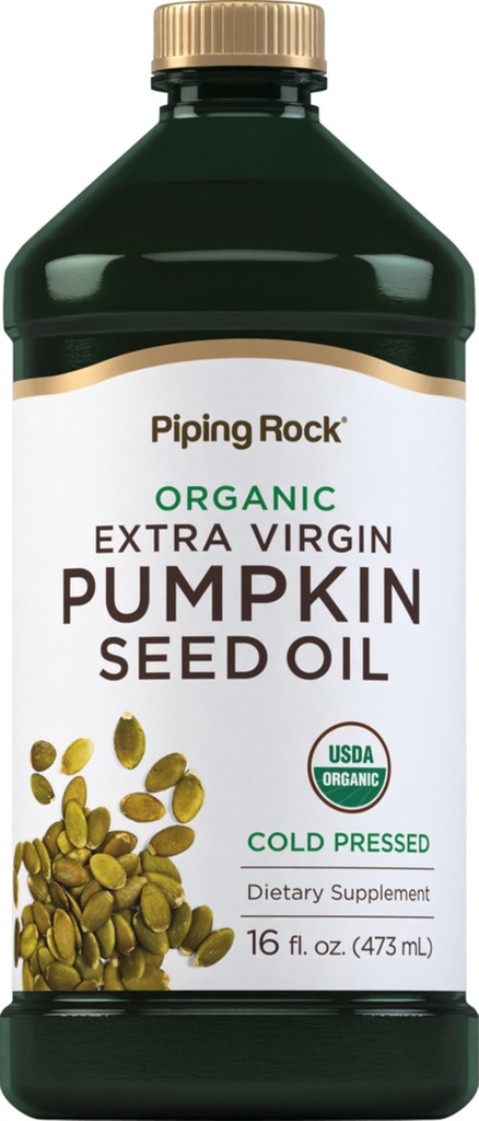 Piping Rock dovleac Seed Ulei organic de dovleac presat 