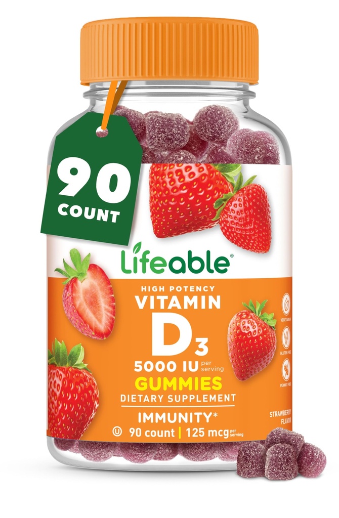 Vitamina D Gumiile pentru adulţi 