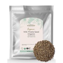 Starwest Botanicals Lapte organic de muls Seed Whole - Loose Leaf Milk Thistle for Tea & Cooking, Mix in Juice, Adauga la Smoothies, Oatmeal, & Yogurt, Certified Kosher, Non-GMO - vrac 1 lb Bag