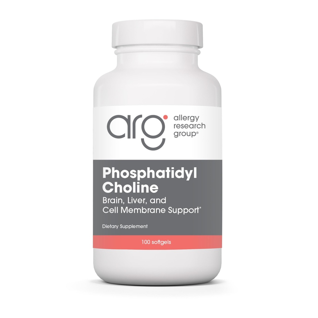 Grupul de cercetare alergii Fosfatidil Choline Supliment - Capsule lecitina, Enzime digestive pentru ficat, Fat Digestion Supplements pentru ficat gras, 1540 mg Softgels - 100 Conte