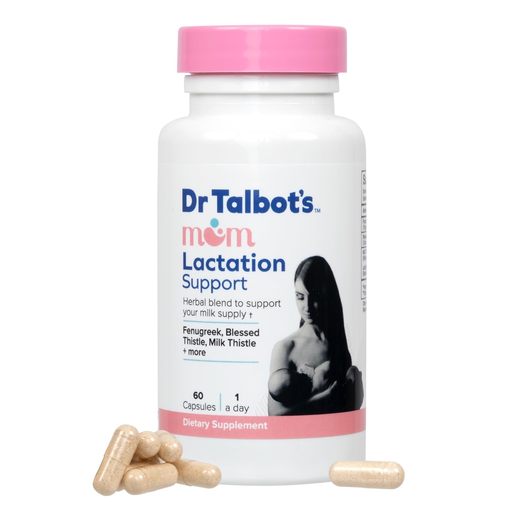 Talbot mama Probiotic Supplement de sprijin pentru alăptare - Herbal Blend de Schinduf, Binecuvântată Thistle, Mulk Thistle, și mai - 60 capsule