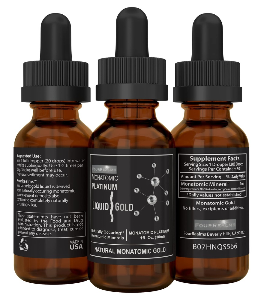 ORMUS mono-atomic - Platină monoatomică, Orme monoatomice 1 oz