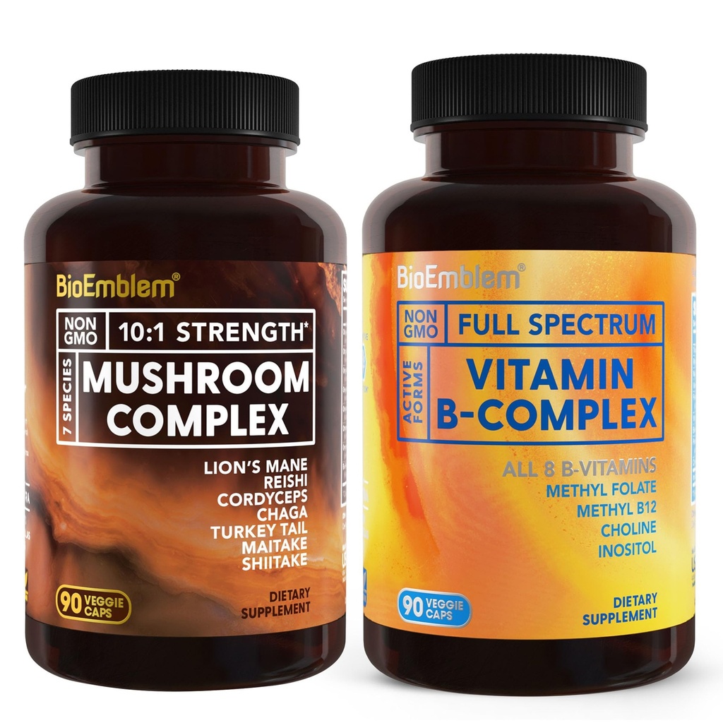 BioEmblem Vitamina B-Complex și ciuperci