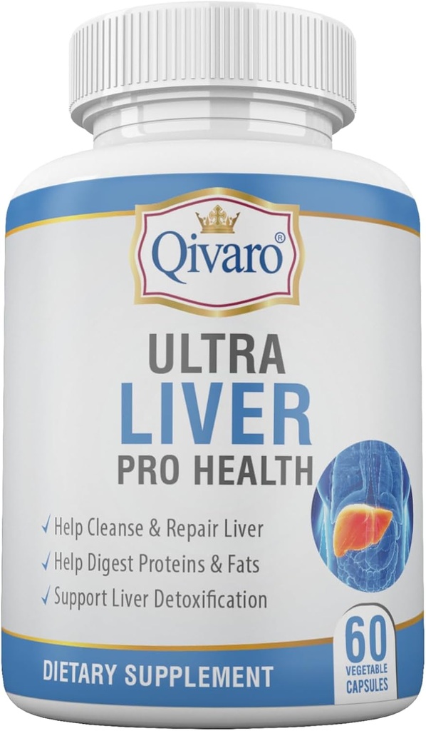 Ultra Ficat Pro Sănătate - Ficat de sprijin pentru sănătate Supliment cu semințe de carne de vită, Extract de anghinare și extract de păpădie - Antioxidant și Detoxifiere - 60 Capsule vegetale