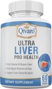 Ultra Ficat Pro Sănătate - Ficat de sprijin pentru sănătate Supliment cu semințe de carne de vită, Extract de anghinare și extract de păpădie - Antioxidant și Detoxifiere - 60 Capsule vegetale