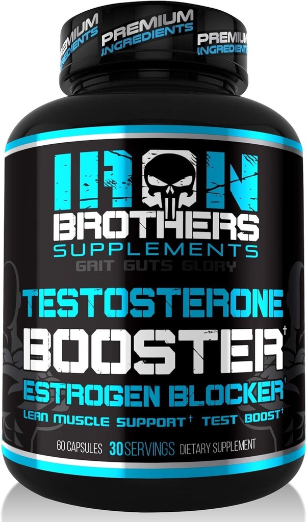 Testosteron Booster pentru barbati cu estrogen Blocker - naturale anti-Estrogen Supliment pentru a crește libidoului & Putere - Boost cresterea musculara si pierderea in greutate - Indole 3 capsule de carbohidral si tribulus -60