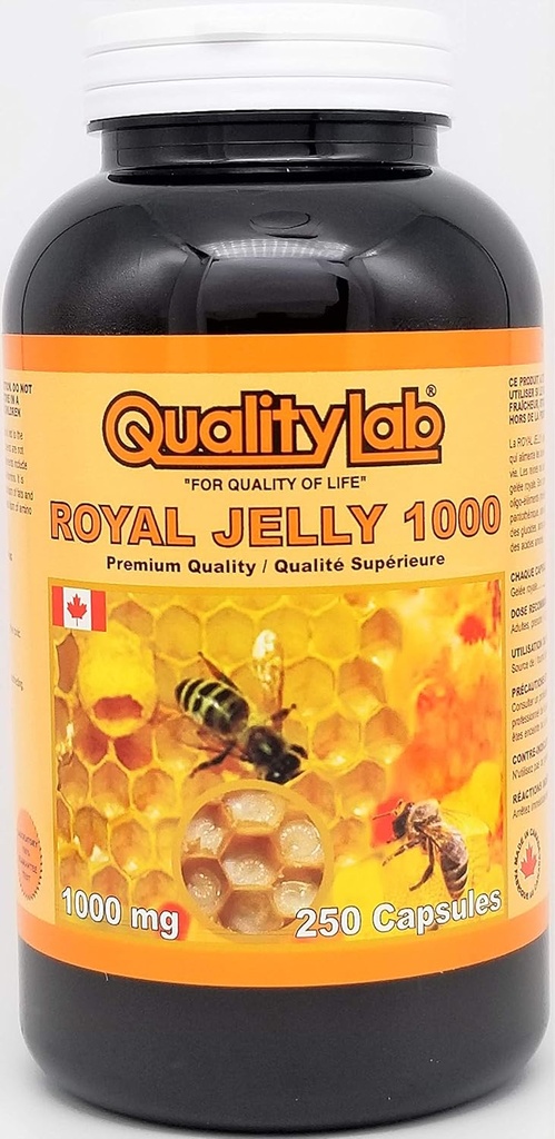 Royal Jelly 1000 mg 250 capsule (Fabricat în Canada)