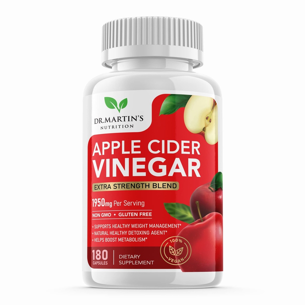 Pure 1950mg Apple Cidru Otegar Supliment 