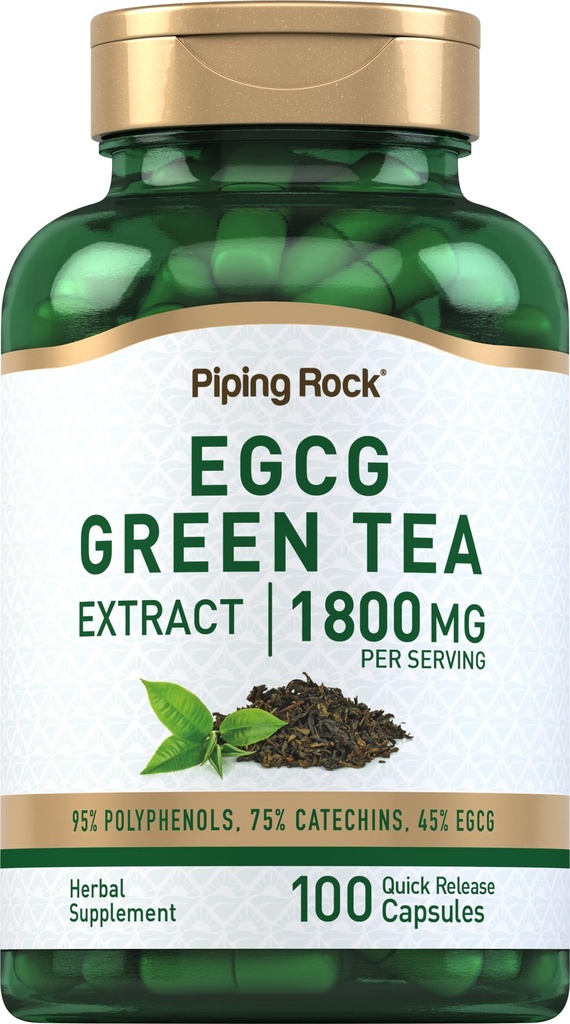 Piping Rock EGCG extract de ceai verde 1800 mg 